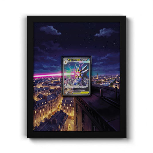 118 Méga-Staross EX - Extended Artwork Framed Pokemon Card Display