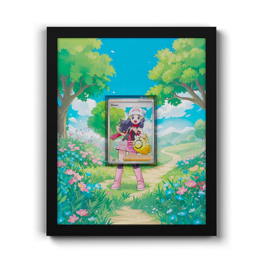 118 Aurore - Extended Artwork Framed Pokemon Card Display