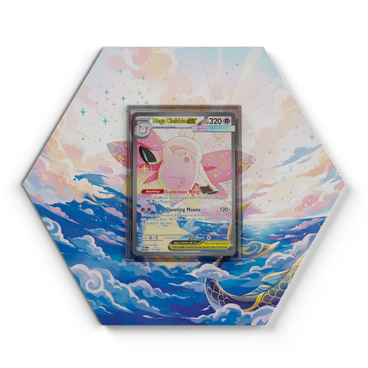 119/088 Méga-Mélodelfe EX - Extended Artwork Pokemon Card Display