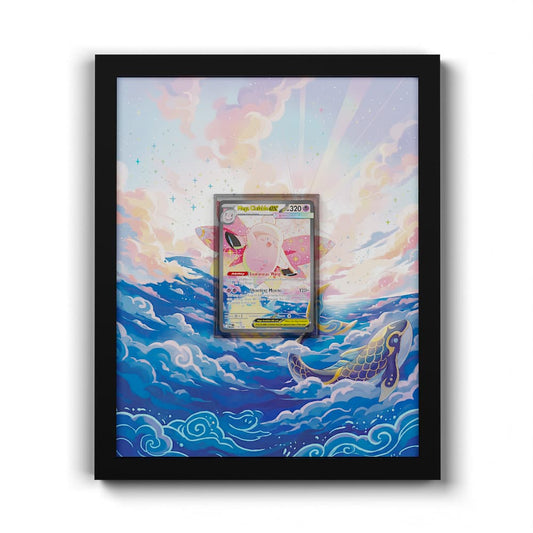 119 Méga-Mélodelfe EX - Extended Artwork Framed Pokemon Card Display