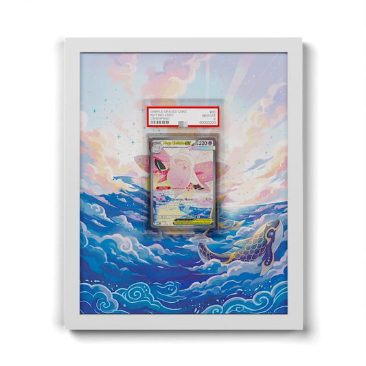 119 Méga-Mélodelfe EX - Extended Artwork Framed Pokemon Card Display