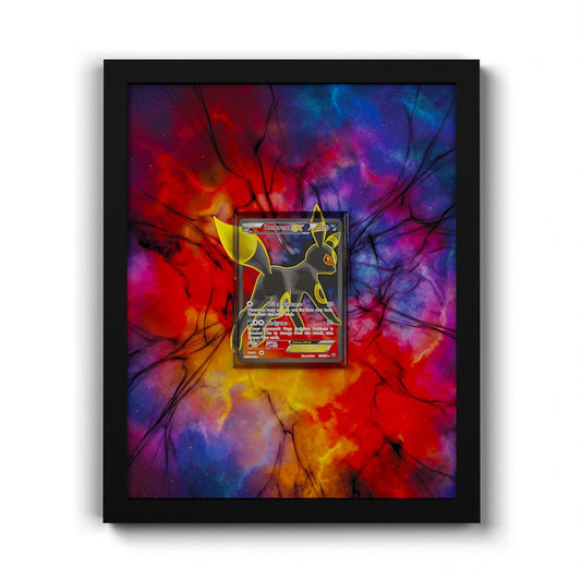 119/124 Noctali EX - Extended Artwork Framed Pokemon Card Display