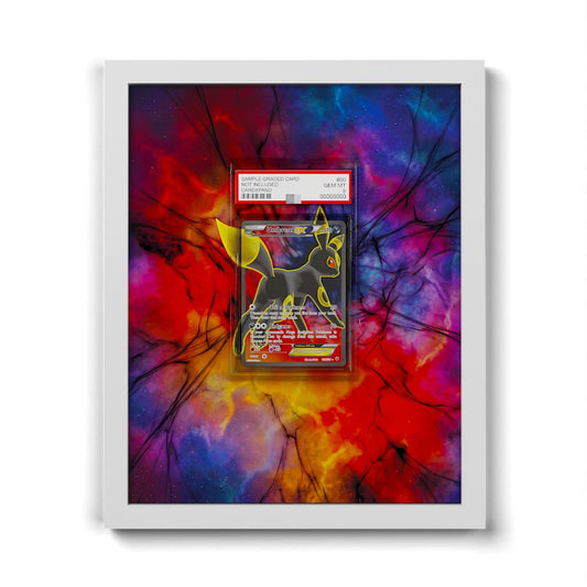119/124 Noctali EX - Extended Artwork Framed Pokemon Card Display