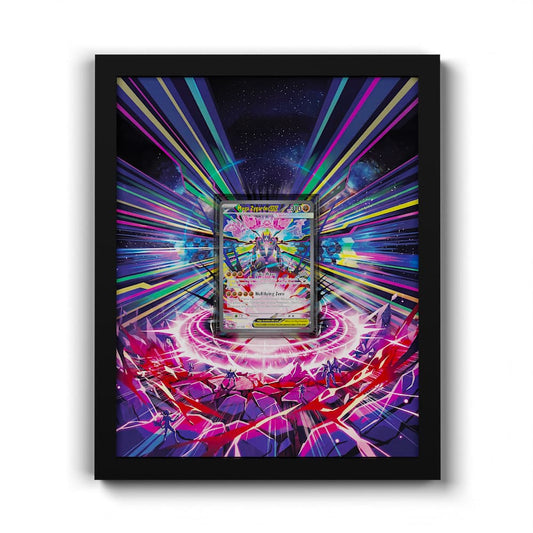 120 Méga-Zygarde EX - Extended Artwork Framed Pokemon Card Display