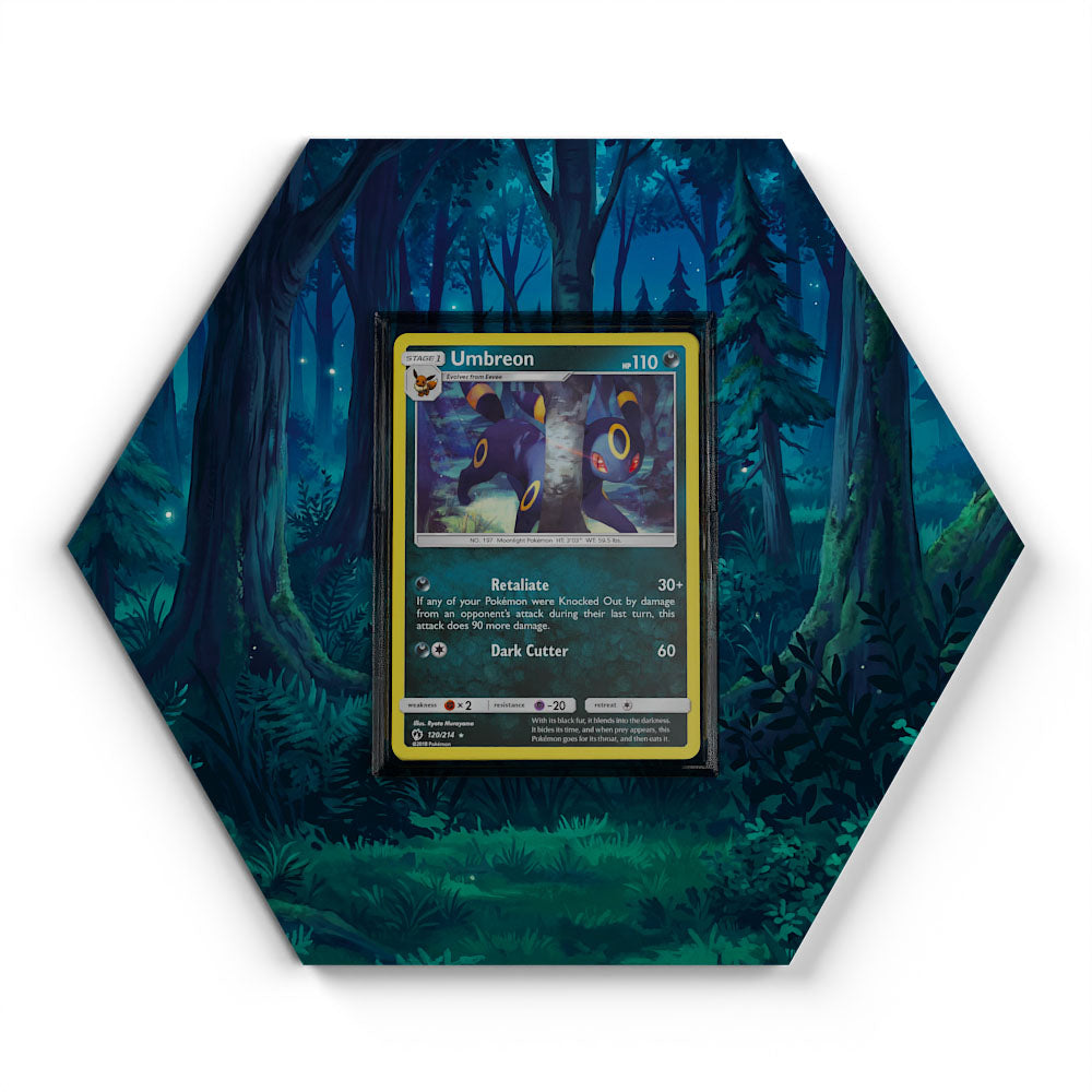 120/214 Noctali - Extended Artwork Pokemon Card Display