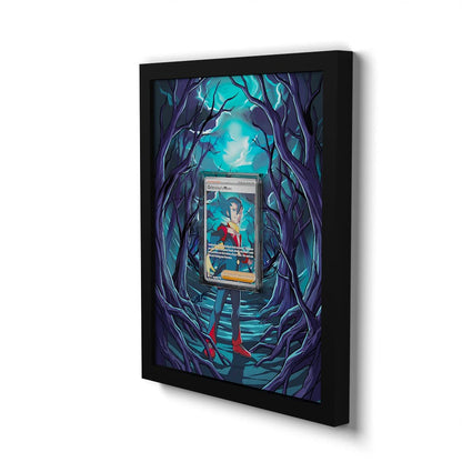 120 Coup de Maître de Ghetis - Extended Artwork Framed Pokemon Card Display