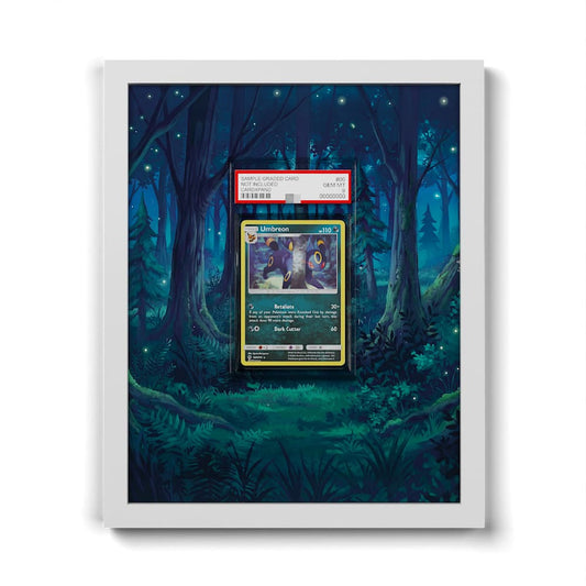 120/214 Noctali - Extended Artwork Framed Pokemon Card Display