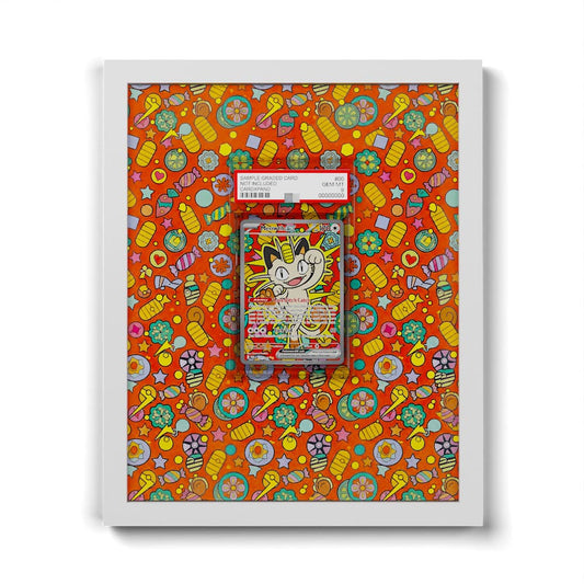 121 Miaouss EX - Extended Artwork Framed Pokemon Card Display