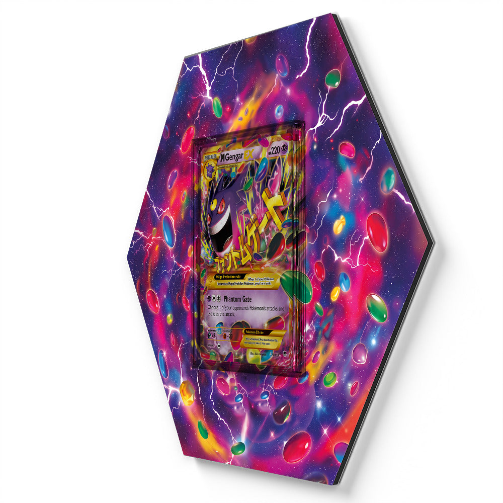 121/119 M Gengar EX - Extended Artwork Pokemon Card Display