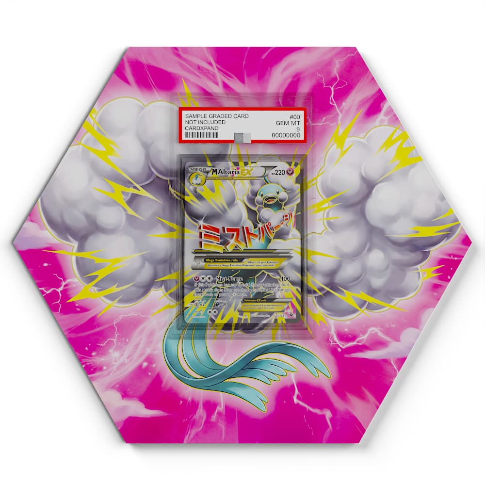 121/124 Méga-Altaria EX - Extended Artwork Pokemon Card Display