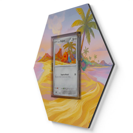 122/191 Taupiqueur d’Alola - Extended Artwork Pokemon Card Display