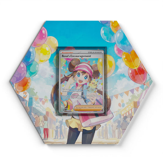 123/088 Encouragement de Rosa - Extended Artwork Pokemon Card Display