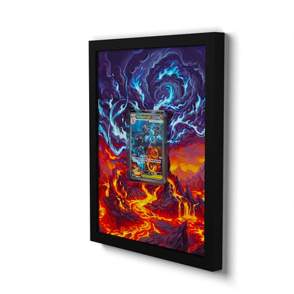 125 Méga-Dracaufeu X EX - Extended Artwork Framed Pokemon Card Display