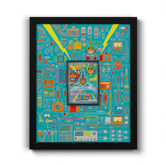 126 Motisma EX - Extended Artwork Framed Pokemon Card Display