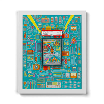 126 Motisma EX - Extended Artwork Framed Pokemon Card Display