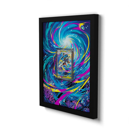 127 Méga-Sharpedo EX - Extended Artwork Framed Pokemon Card Display