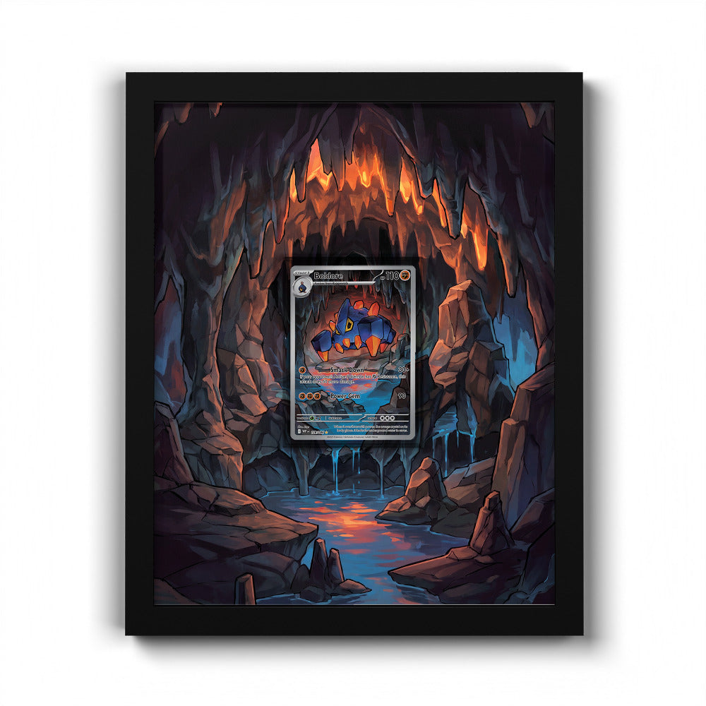 128/086 Géolithe - Extended Artwork Pokemon Card Frame
