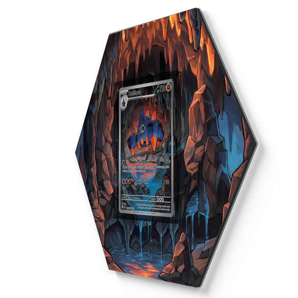 128/086 Géolithe - Extended Artwork Pokemon Card Display