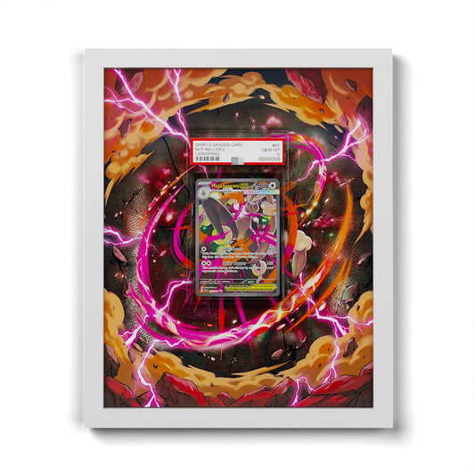128 Méga-Lockpin EX - Extended Artwork Framed Pokemon Card Display