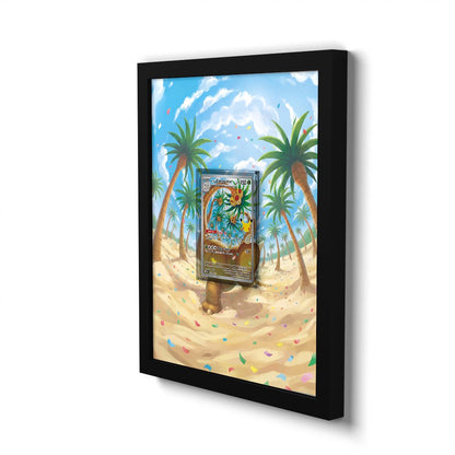 129/128 Alolan Exeggutor - Extended Artwork Pokemon Card Frame
