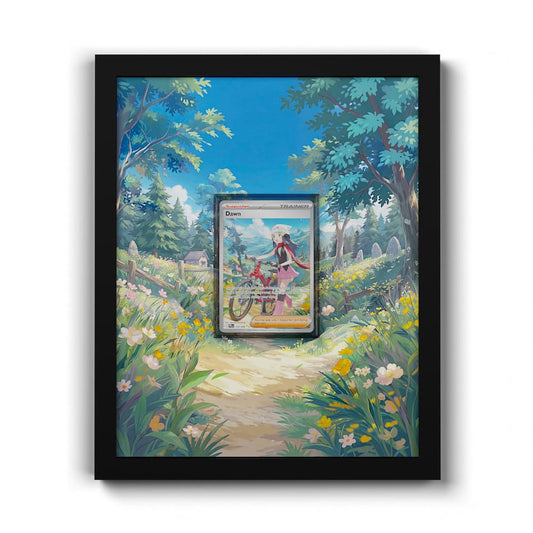 129 Aurore - Extended Artwork Framed Pokemon Card Display