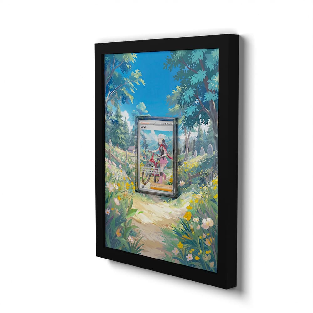 129 Aurore - Extended Artwork Framed Pokemon Card Display