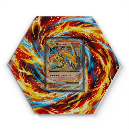 13/108 Mega Charizard EX - Extended Artwork Pokemon Card Display