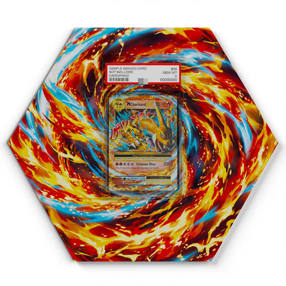 13/108 Mega Charizard EX - Extended Artwork Pokemon Card Display