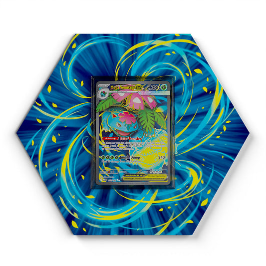 155/132 Méga-Florizarre EX - Extended Artwork Pokemon Card Display