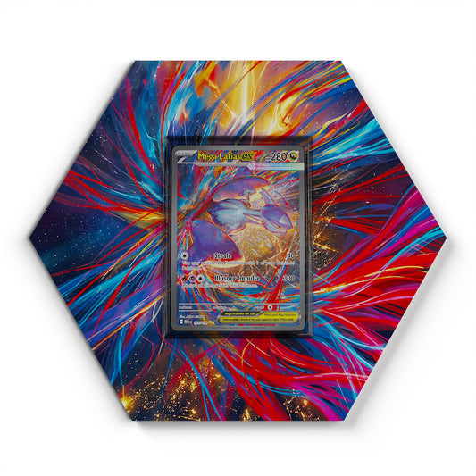 181/132 Méga-Latias EX - Extended Artwork Pokemon Card Display