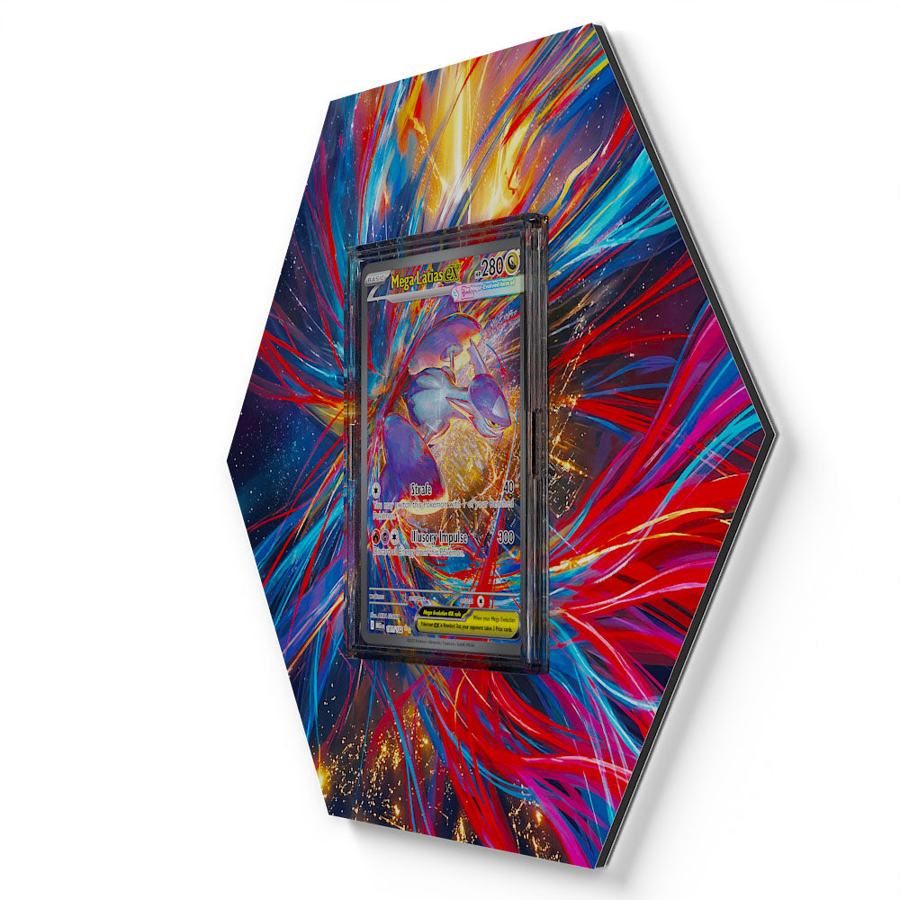 181/132 Méga-Latias EX - Extended Artwork Pokemon Card Display