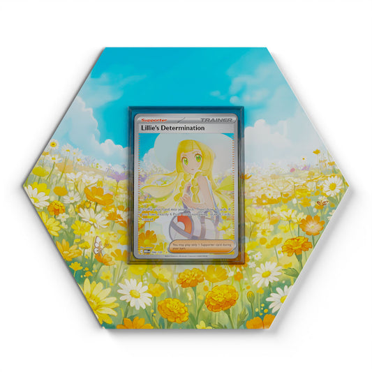 184/132 Détermination de Lilie - Extended Artwork Pokemon Card Display