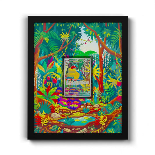 132/086 Aéroptéryx - Extended Artwork Framed Pokemon Card Display