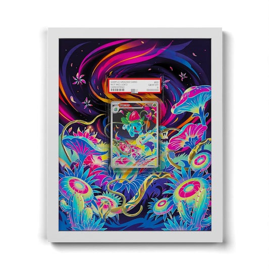 134 Herbizarre - Extended Artwork Framed Pokemon Card Display