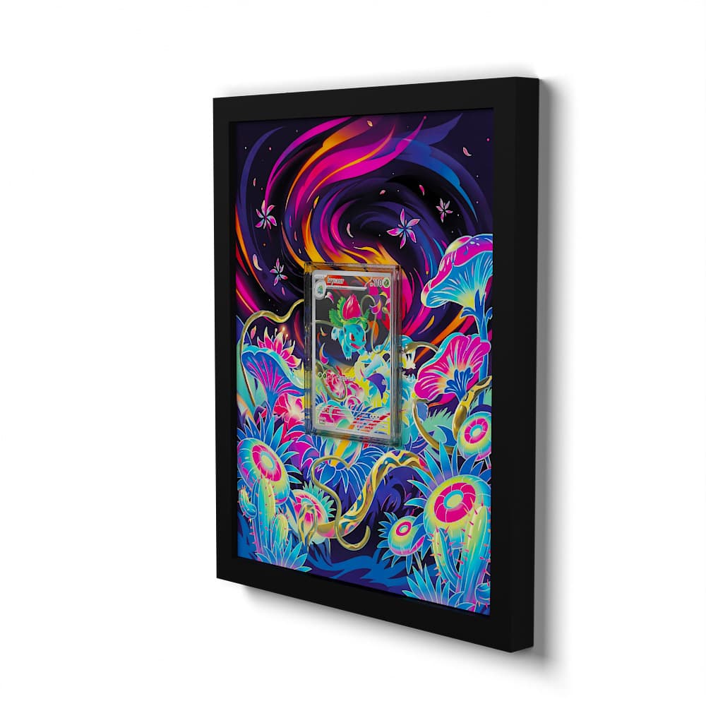 134 Herbizarre - Extended Artwork Framed Pokemon Card Display
