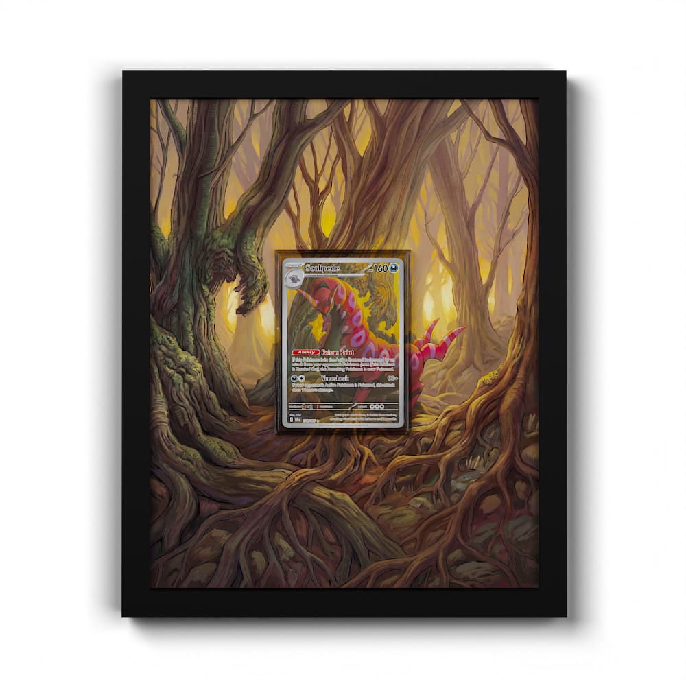 134/086 Brutapode - Extended Artwork Framed Pokemon Card Display