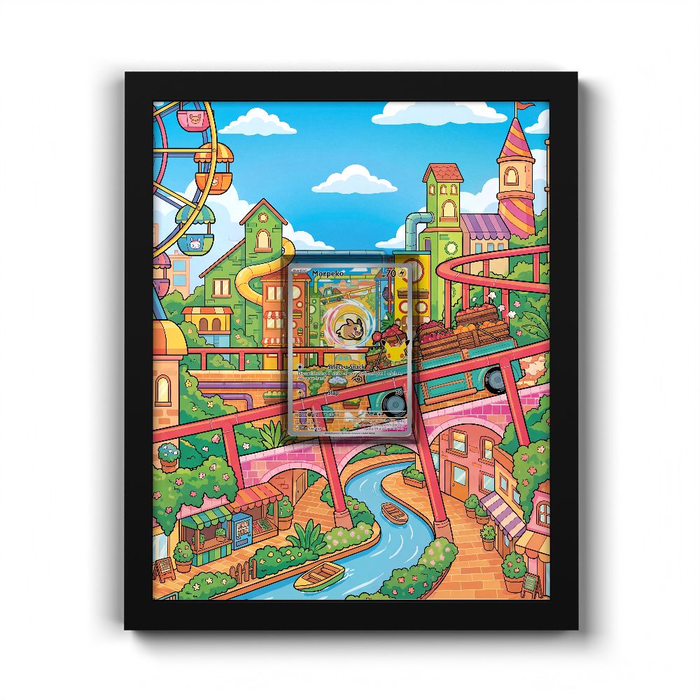 135/128 Morpeko - Extended Artwork Pokemon Card Frame