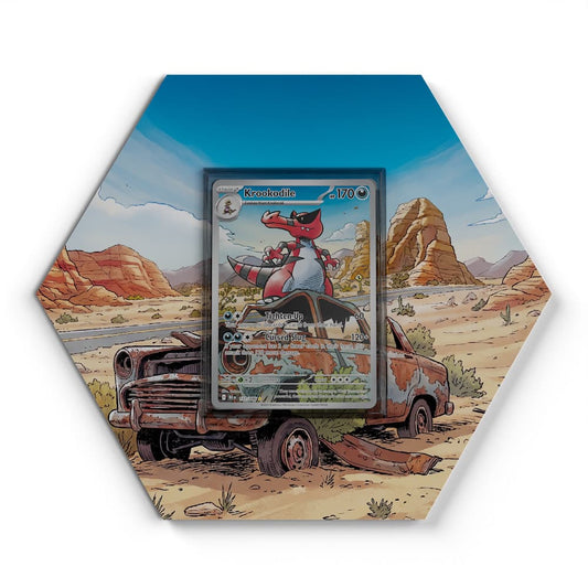 137/086 Crocorible - Extended Artwork Pokemon Card Display