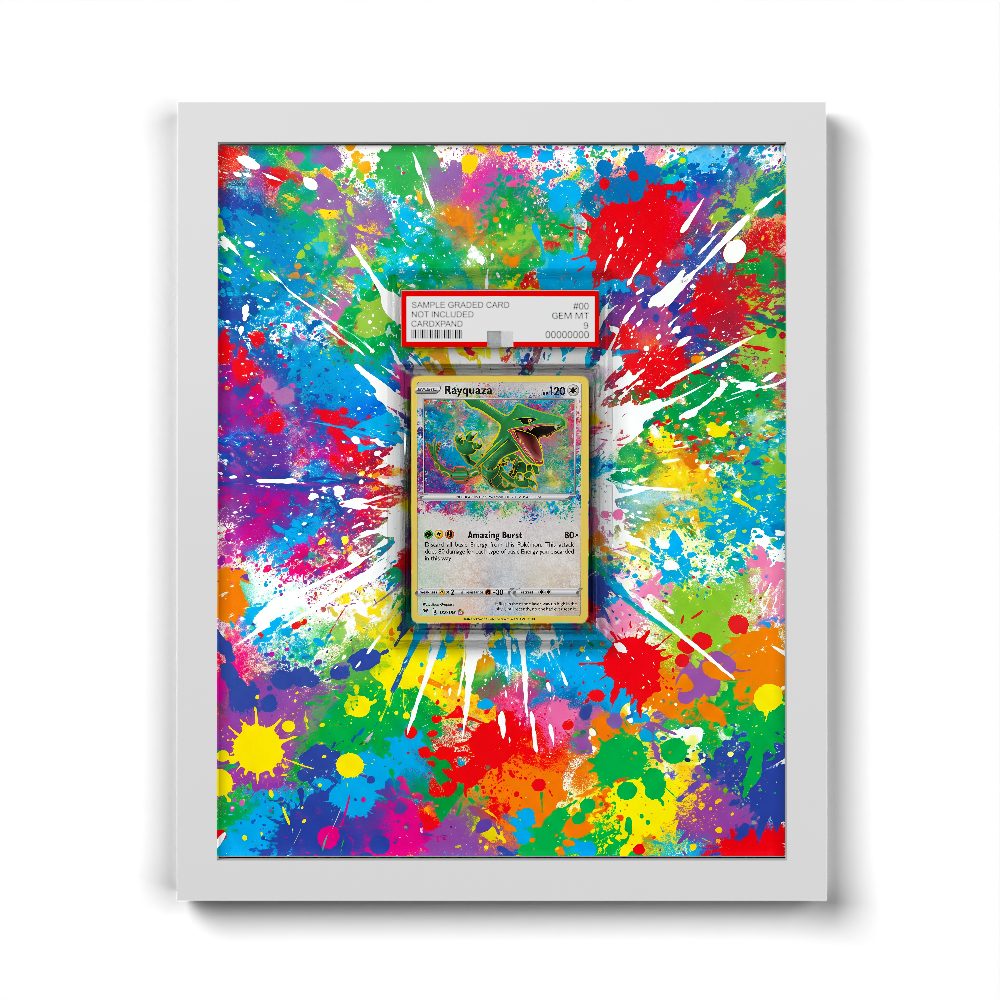 138/185 Rayquaza - Extended Artwork Pokemon Card Frame