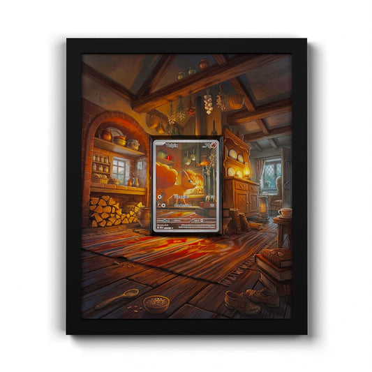 138 Goupix - Extended Artwork Framed Pokemon Card Display