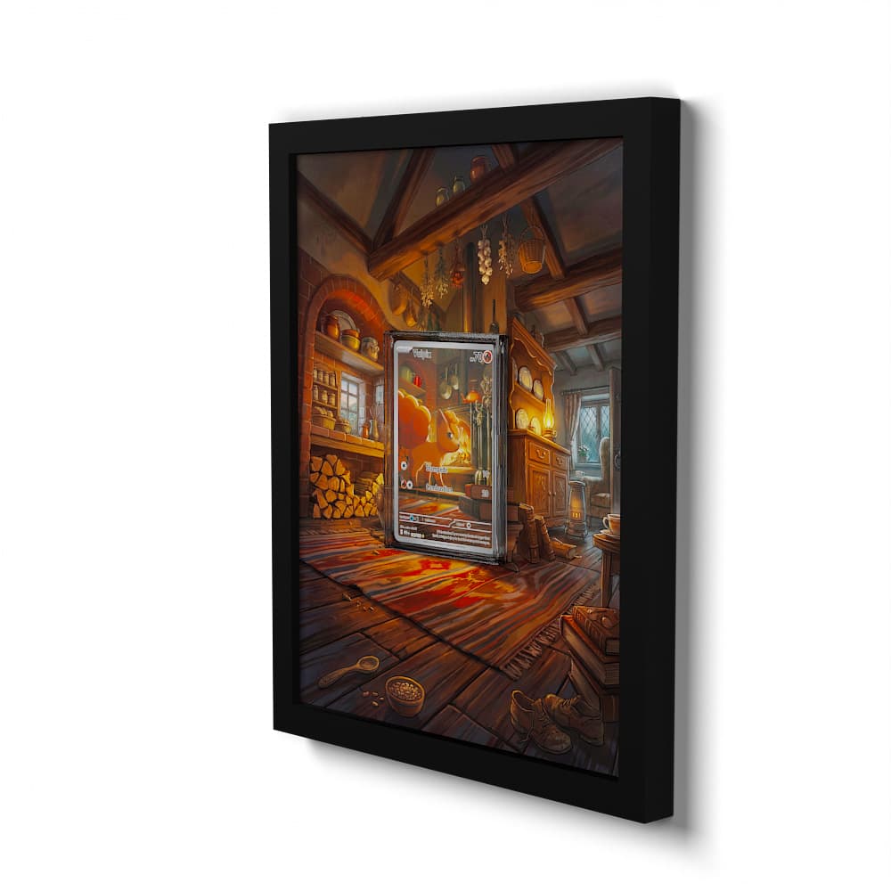 138 Goupix - Extended Artwork Framed Pokemon Card Display
