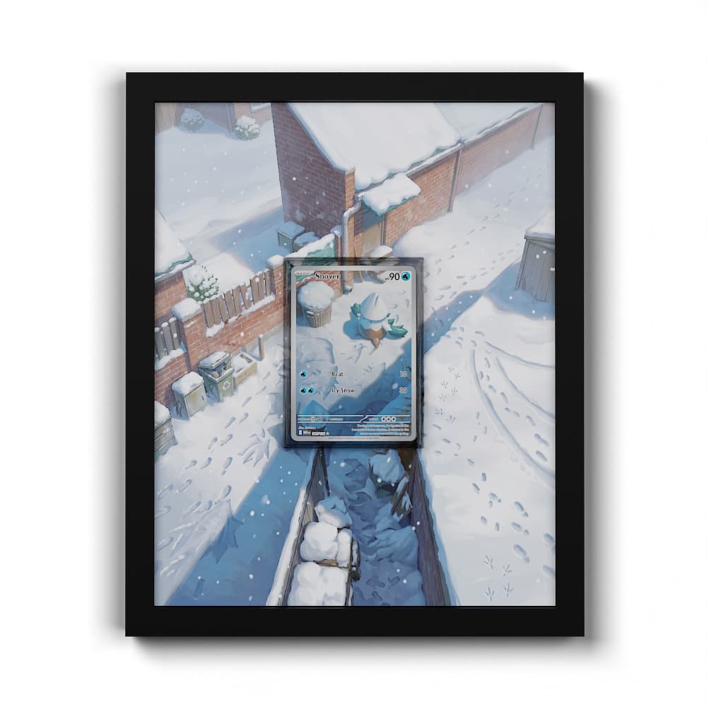 140 Blizzi - Extended Artwork Framed Pokemon Card Display