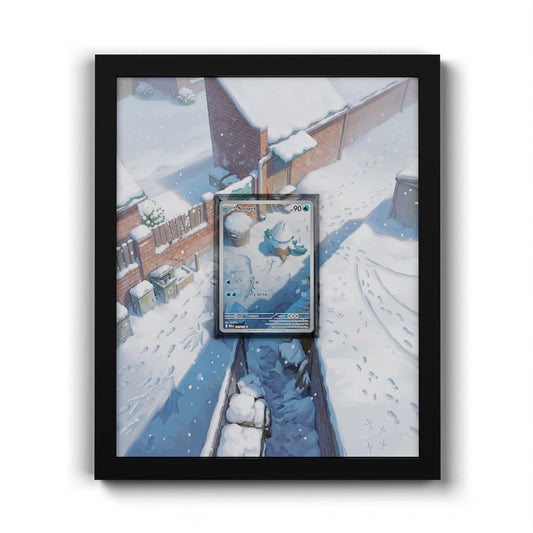 140 Blizzi - Extended Artwork Framed Pokemon Card Display