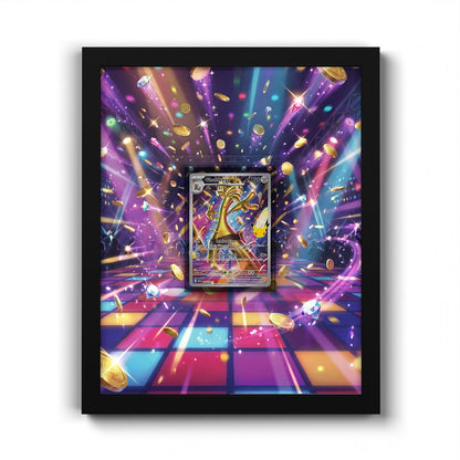 142/128 Gholdengo - Extended Artwork Pokemon Card Frame