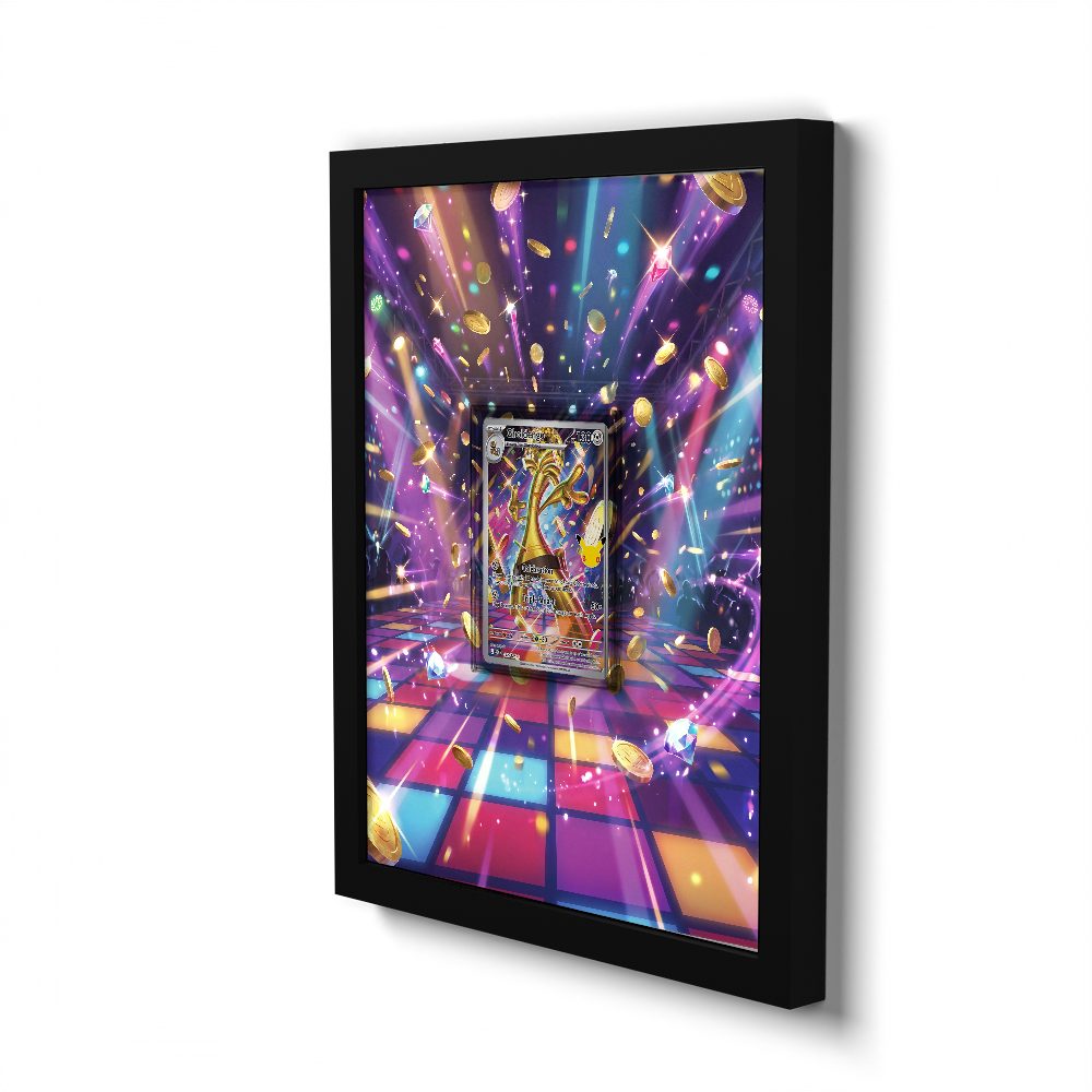 142/128 Gholdengo - Extended Artwork Pokemon Card Frame