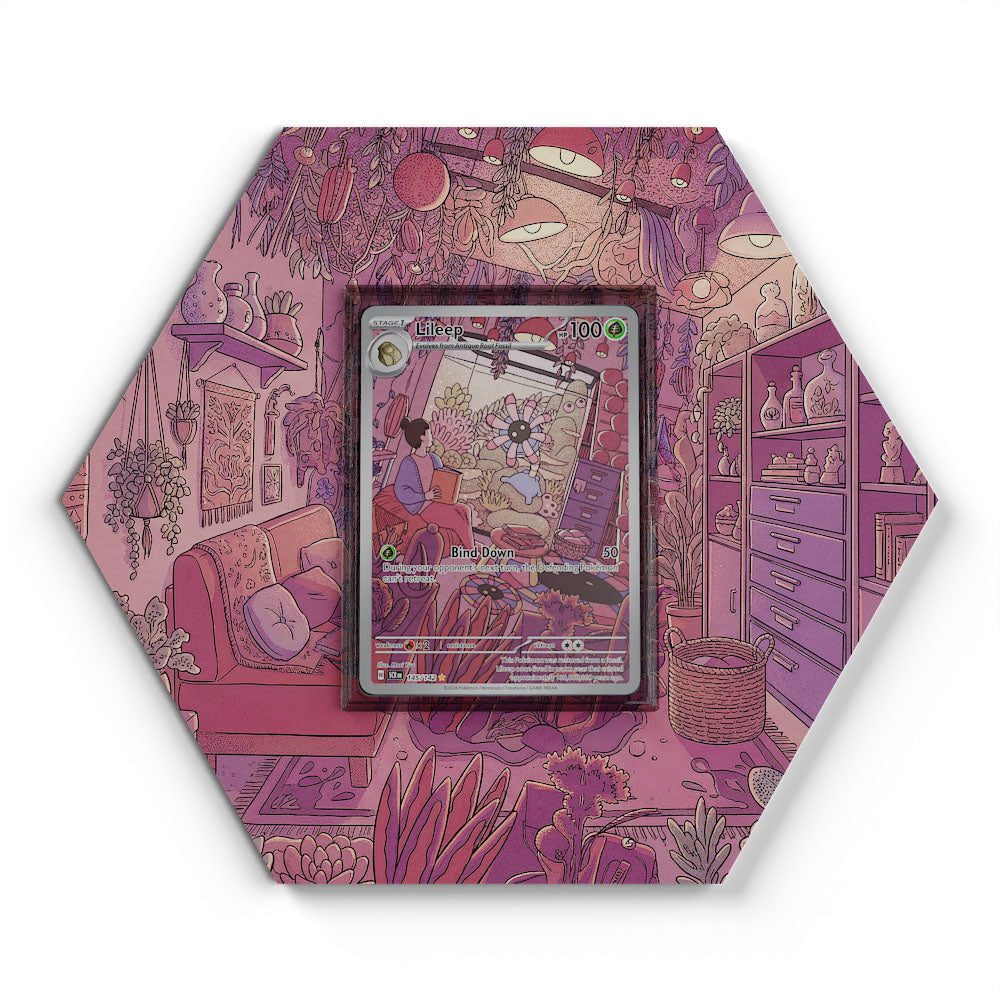 145/142 Lilia - Extended Artwork Pokemon Card Display