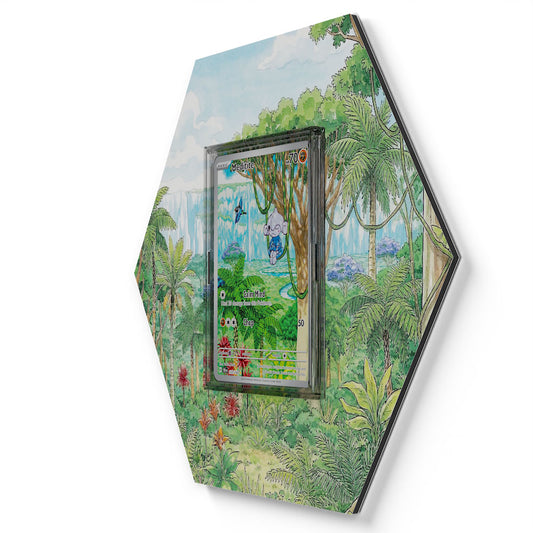 153/142 Méditikka - Extended Artwork Pokemon Card Display