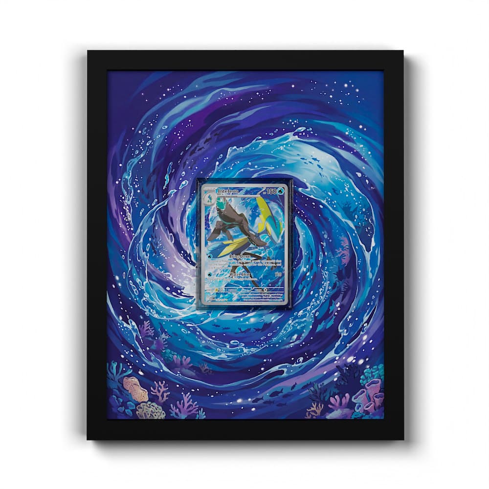 142 Lézargus - Extended Artwork Framed Pokemon Card Display