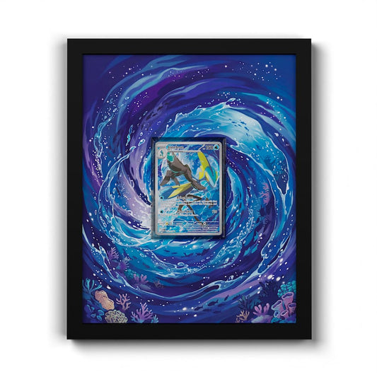142 Lézargus - Extended Artwork Framed Pokemon Card Display