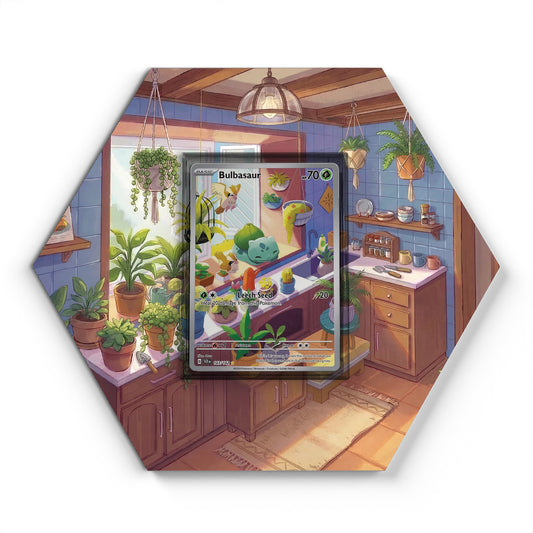 143/142 Bulbizarre - Extended Artwork Pokemon Card Display